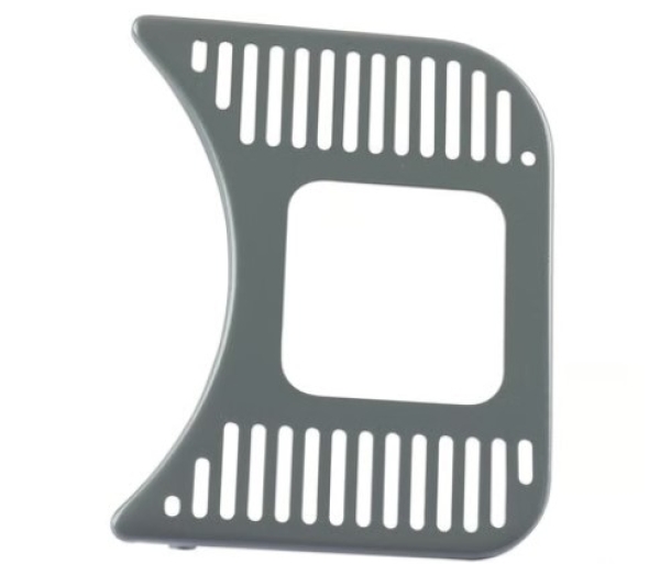 Dashboard-grille-right-side-with-hole-for-fuel-gauge-grey-primed-VW-Kaefer-113857227A